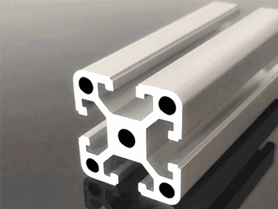 Profilé aluminium industriel anodisé pour structure de salle blanche