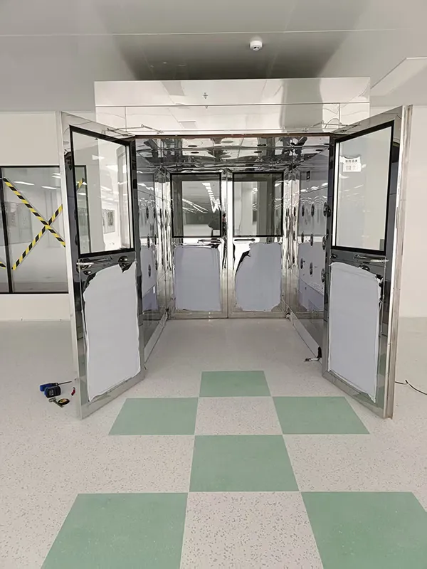 Sas à air pour atelier électronique, inox 304 double porte